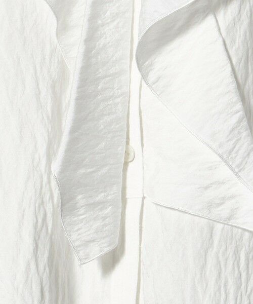 BEAUTY&YOUTH UNITED ARROWS / ビューティー&ユース ユナイテッドアローズ シャツ・ブラウス | ラッフル スキッパーブラウス ウォッシャブル | 詳細9