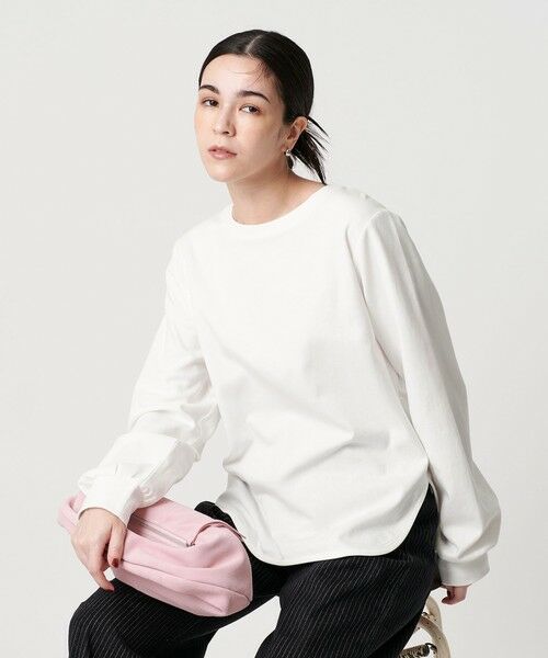 BEAUTY&YOUTH UNITED ARROWS / ビューティー&ユース ユナイテッドアローズ カットソー | ポンチ ラウンドヘム カットソー | 詳細2