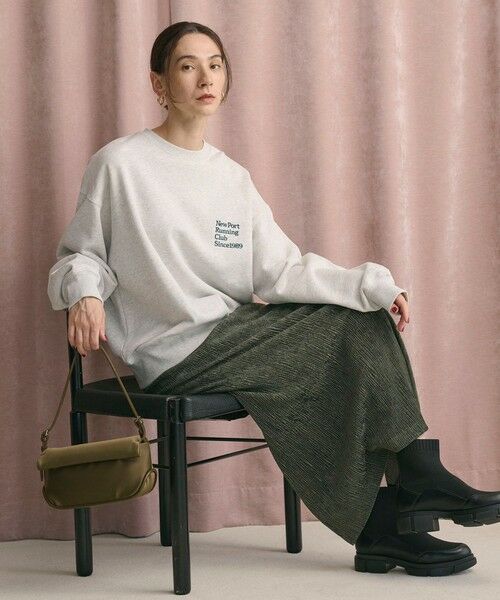 BEAUTY&YOUTH UNITED ARROWS / ビューティー&ユース ユナイテッドアローズ スウェット | コットン裏毛 ロゴスウェット プルオーバー | 詳細4