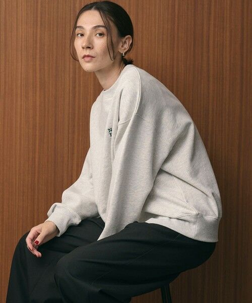 BEAUTY&YOUTH UNITED ARROWS / ビューティー&ユース ユナイテッドアローズ スウェット | コットン裏毛 ロゴスウェット プルオーバー | 詳細5