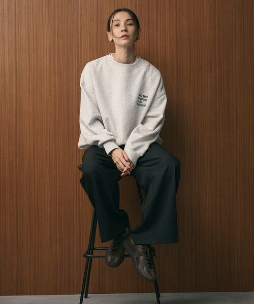 BEAUTY&YOUTH UNITED ARROWS / ビューティー&ユース ユナイテッドアローズ スウェット | コットン裏毛 ロゴスウェット プルオーバー | 詳細6