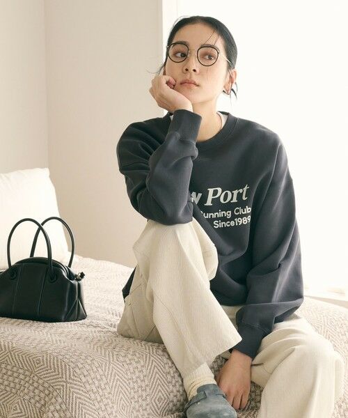 BEAUTY&YOUTH UNITED ARROWS / ビューティー&ユース ユナイテッドアローズ スウェット | コットン裏毛 ロゴスウェット プルオーバー | 詳細10