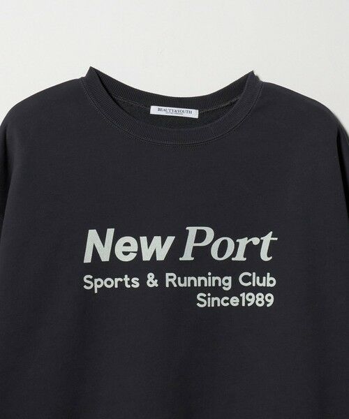 BEAUTY&YOUTH UNITED ARROWS / ビューティー&ユース ユナイテッドアローズ スウェット | コットン裏毛 ロゴスウェット プルオーバー | 詳細15