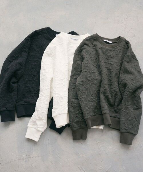 BEAUTY&YOUTH UNITED ARROWS / ビューティー&ユース ユナイテッドアローズ カットソー | ボタニカルジャガード プルオーバー | 詳細22