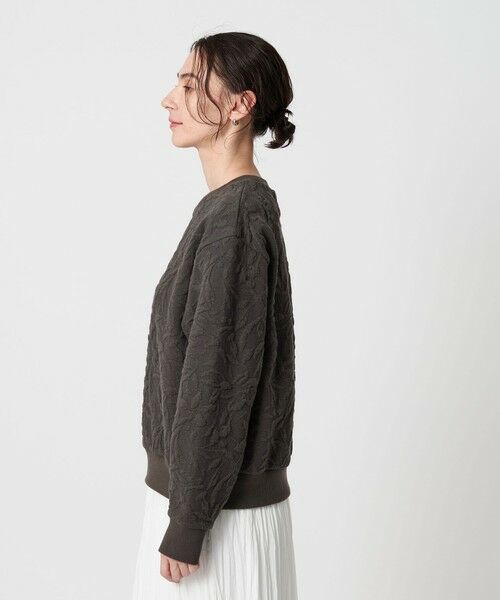 BEAUTY&YOUTH UNITED ARROWS / ビューティー&ユース ユナイテッドアローズ カットソー | ボタニカルジャガード プルオーバー | 詳細25