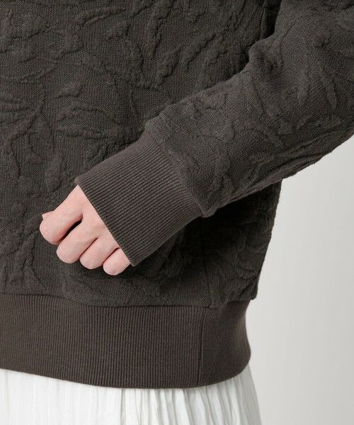 BEAUTY&YOUTH UNITED ARROWS / ビューティー&ユース ユナイテッドアローズ カットソー | ボタニカルジャガード プルオーバー | 詳細28