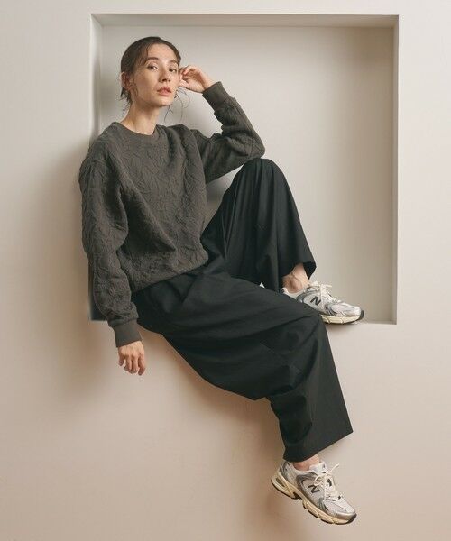 BEAUTY&YOUTH UNITED ARROWS / ビューティー&ユース ユナイテッドアローズ カットソー | ボタニカルジャガード プルオーバー | 詳細16