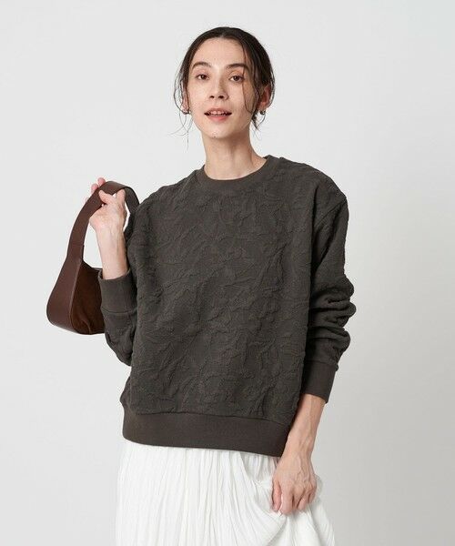 BEAUTY&YOUTH UNITED ARROWS / ビューティー&ユース ユナイテッドアローズ カットソー | ボタニカルジャガード プルオーバー | 詳細19