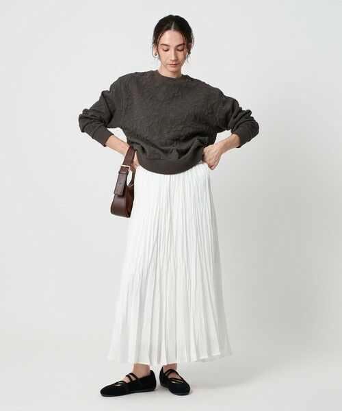 BEAUTY&YOUTH UNITED ARROWS / ビューティー&ユース ユナイテッドアローズ カットソー | ボタニカルジャガード プルオーバー | 詳細21