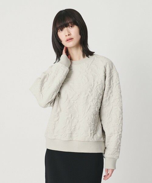 BEAUTY&YOUTH UNITED ARROWS / ビューティー&ユース ユナイテッドアローズ カットソー | ボタニカルジャガード プルオーバー | 詳細28