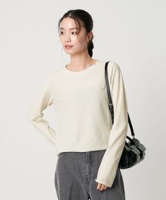 BEAUTY&YOUTH UNITED ARROWS / ビューティー&ユース ユナイテッドアローズ カットソー | コットンポリエステル ラメロングスリーブカットソー