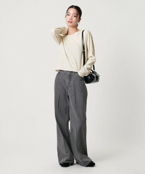 BEAUTY&YOUTH UNITED ARROWS / ビューティー&ユース ユナイテッドアローズ カットソー | コットンポリエステル ラメロングスリーブカットソー | 詳細20