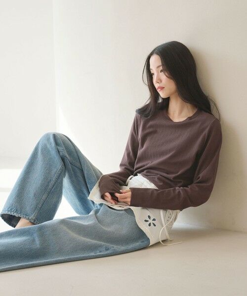 BEAUTY&YOUTH UNITED ARROWS / ビューティー&ユース ユナイテッドアローズ カットソー | コットンポリエステル ラメロングスリーブカットソー | 詳細26