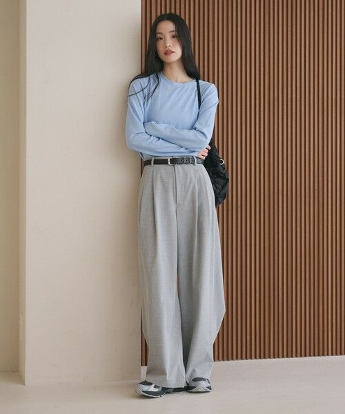 BEAUTY&YOUTH UNITED ARROWS / ビューティー&ユース ユナイテッドアローズ カットソー | コットンポリエステル ラメロングスリーブカットソー | 詳細29