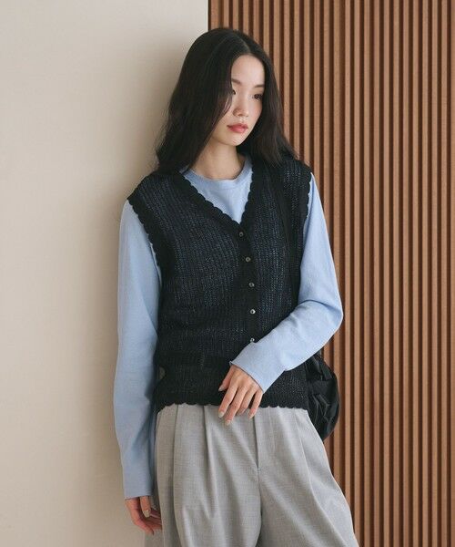 BEAUTY&YOUTH UNITED ARROWS / ビューティー&ユース ユナイテッドアローズ カットソー | コットンポリエステル ラメロングスリーブカットソー | 詳細30