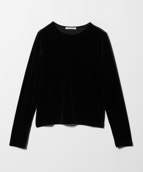 BEAUTY&YOUTH UNITED ARROWS / ビューティー&ユース ユナイテッドアローズ Tシャツ | ポリエステルブレンド ベロアロングスリーブ Tシャツ | 詳細12