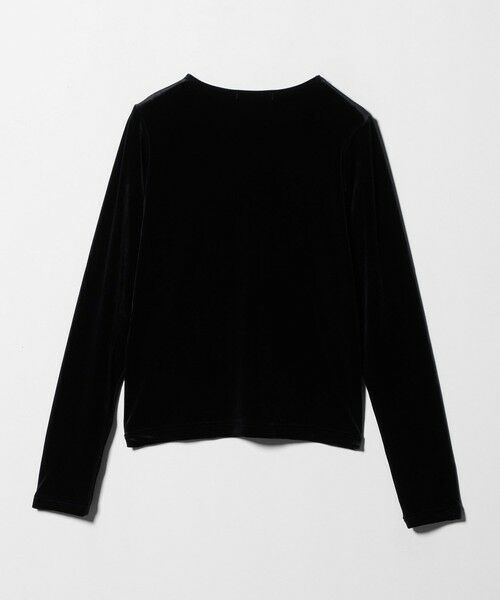 BEAUTY&YOUTH UNITED ARROWS / ビューティー&ユース ユナイテッドアローズ Tシャツ | ポリエステルブレンド ベロアロングスリーブ Tシャツ | 詳細13