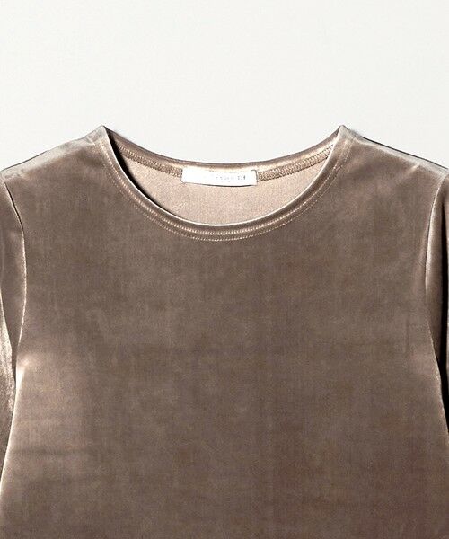 BEAUTY&YOUTH UNITED ARROWS / ビューティー&ユース ユナイテッドアローズ Tシャツ | ポリエステルブレンド ベロアロングスリーブ Tシャツ | 詳細17