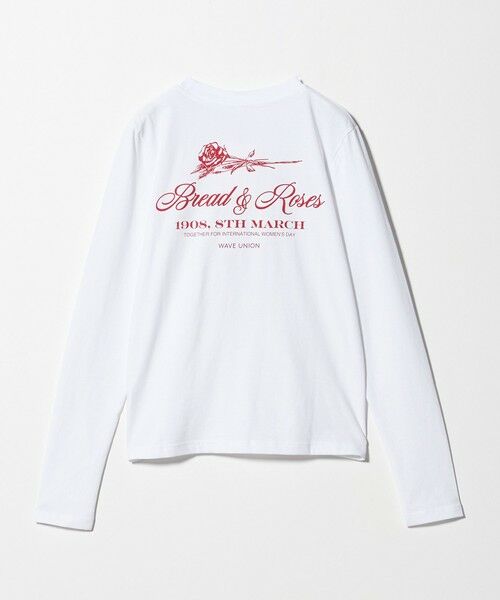 BEAUTY&YOUTH UNITED ARROWS / ビューティー&ユース ユナイテッドアローズ Tシャツ | 【別注】＜WAVE UNION＞プリントロングスリーブTシャツ | 詳細5