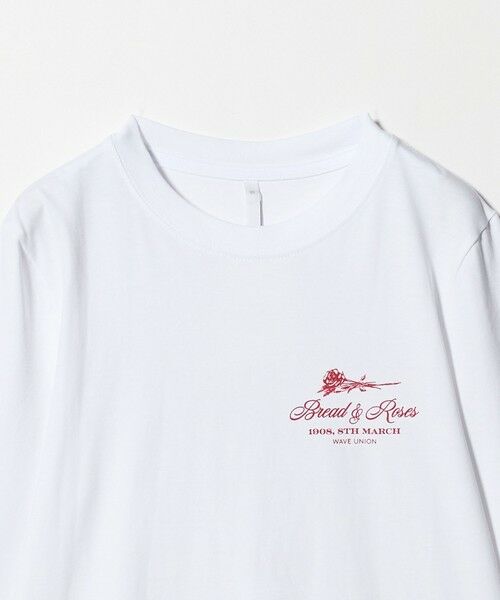 BEAUTY&YOUTH UNITED ARROWS / ビューティー&ユース ユナイテッドアローズ Tシャツ | 【別注】＜WAVE UNION＞プリントロングスリーブTシャツ | 詳細6