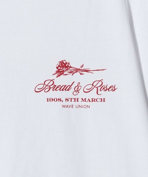BEAUTY&YOUTH UNITED ARROWS / ビューティー&ユース ユナイテッドアローズ Tシャツ | 【別注】＜WAVE UNION＞プリントロングスリーブTシャツ | 詳細7