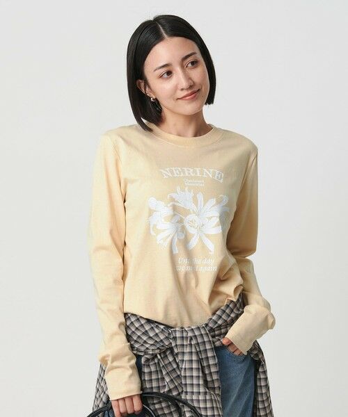 BEAUTY&YOUTH UNITED ARROWS / ビューティー&ユース ユナイテッドアローズ Tシャツ | 【別注】＜WAVE UNION＞プリントロングスリーブTシャツ | 詳細10