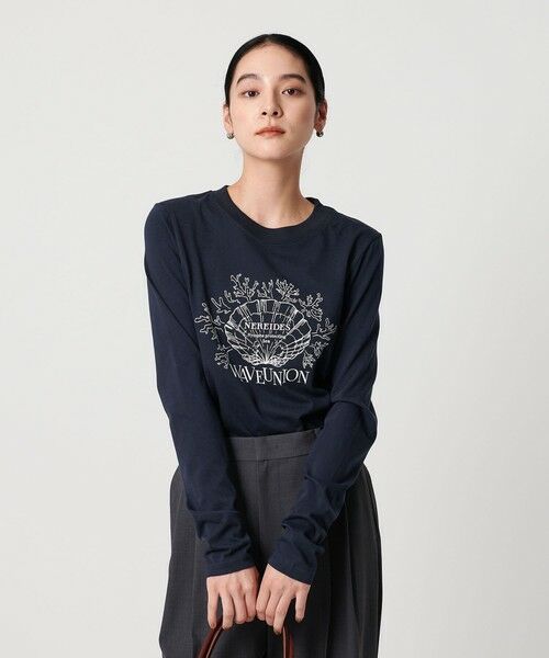 BEAUTY&YOUTH UNITED ARROWS / ビューティー&ユース ユナイテッドアローズ Tシャツ | 【別注】＜WAVE UNION＞プリントロングスリーブTシャツ | 詳細17