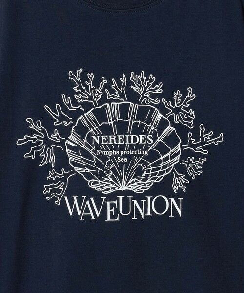 BEAUTY&YOUTH UNITED ARROWS / ビューティー&ユース ユナイテッドアローズ Tシャツ | 【別注】＜WAVE UNION＞プリントロングスリーブTシャツ | 詳細27