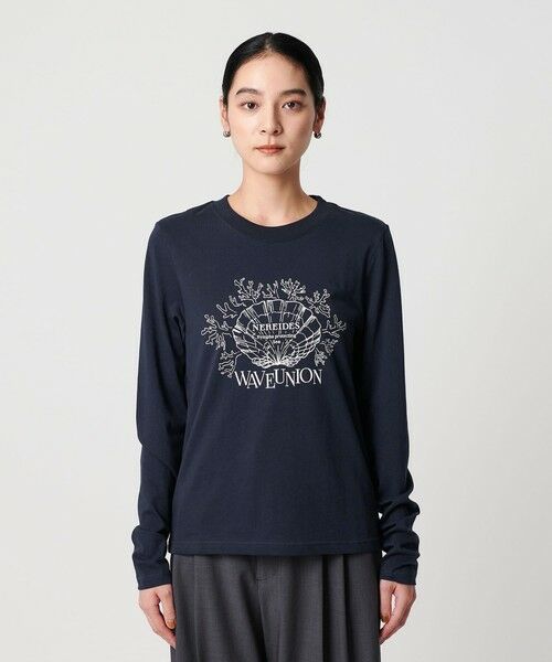 BEAUTY&YOUTH UNITED ARROWS / ビューティー&ユース ユナイテッドアローズ Tシャツ | 【別注】＜WAVE UNION＞プリントロングスリーブTシャツ | 詳細20