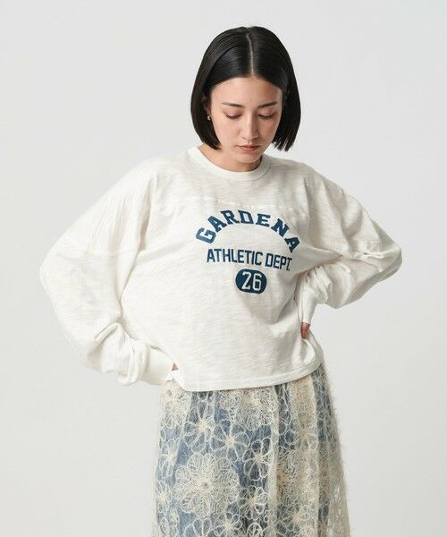 BEAUTY&YOUTH UNITED ARROWS / ビューティー&ユース ユナイテッドアローズ Tシャツ | 【別注】＜Collegiate Pacific＞フットボール ロングスリーブTシャツ | 詳細1