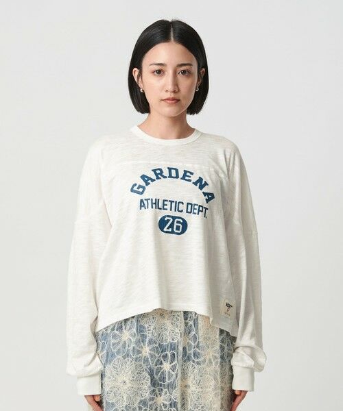 BEAUTY&YOUTH UNITED ARROWS / ビューティー&ユース ユナイテッドアローズ Tシャツ | 【別注】＜Collegiate Pacific＞フットボール ロングスリーブTシャツ | 詳細4
