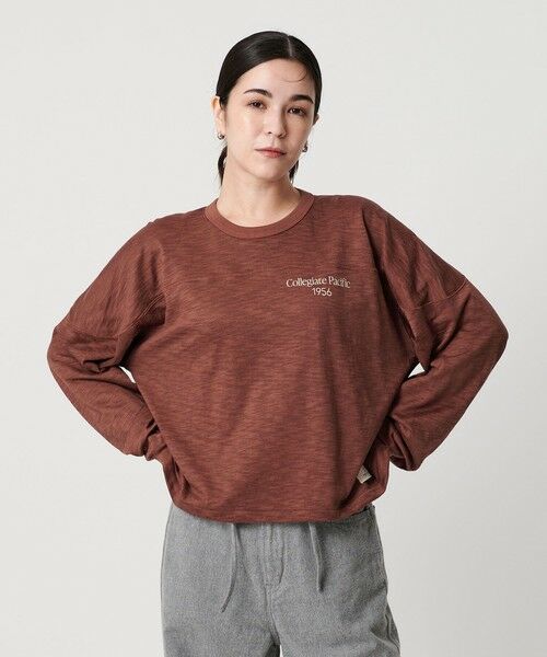 BEAUTY&YOUTH UNITED ARROWS / ビューティー&ユース ユナイテッドアローズ Tシャツ | 【別注】＜Collegiate Pacific＞フットボール ロングスリーブTシャツ | 詳細12