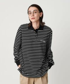 BEAUTY&YOUTH UNITED ARROWS / ビューティー&ユース ユナイテッドアローズ ポロシャツ | ＜MOONSUN＞ボーダー ロングスリーブポロシャツ