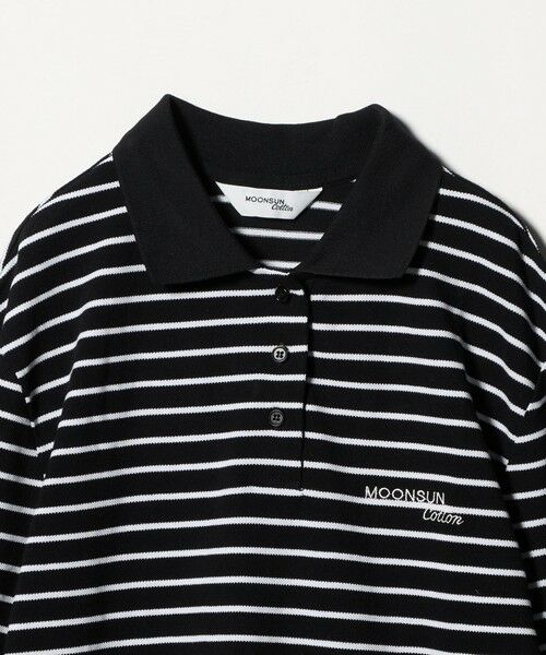 BEAUTY&YOUTH UNITED ARROWS / ビューティー&ユース ユナイテッドアローズ ポロシャツ | ＜MOONSUN＞ボーダー ロングスリーブポロシャツ | 詳細11