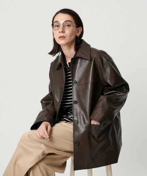 BEAUTY&YOUTH UNITED ARROWS / ビューティー&ユース ユナイテッドアローズ ポロシャツ | ＜MOONSUN＞ボーダー ロングスリーブポロシャツ | 詳細5