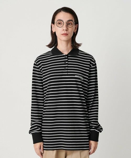 BEAUTY&YOUTH UNITED ARROWS / ビューティー&ユース ユナイテッドアローズ ポロシャツ | ＜MOONSUN＞ボーダー ロングスリーブポロシャツ | 詳細6