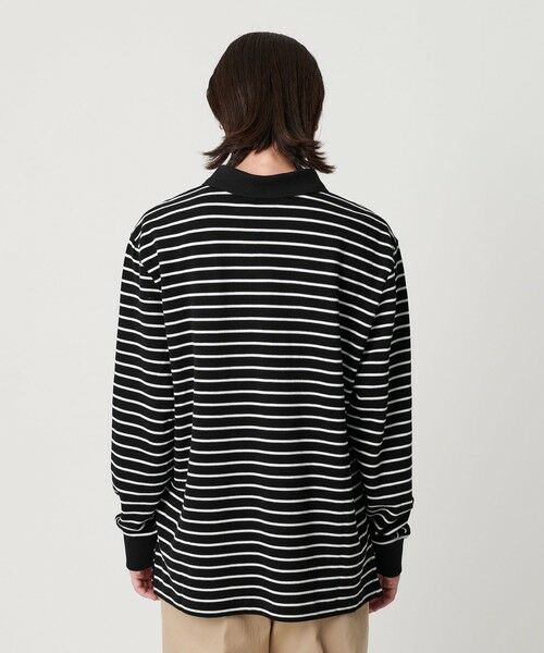 BEAUTY&YOUTH UNITED ARROWS / ビューティー&ユース ユナイテッドアローズ ポロシャツ | ＜MOONSUN＞ボーダー ロングスリーブポロシャツ | 詳細8