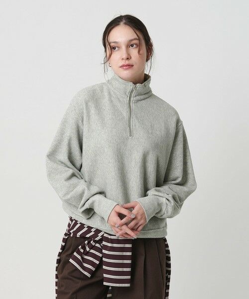 BEAUTY&YOUTH UNITED ARROWS / ビューティー&ユース ユナイテッドアローズ スウェット | 【別注】＜Champion＞ハーフジッププルオーバー | 詳細8