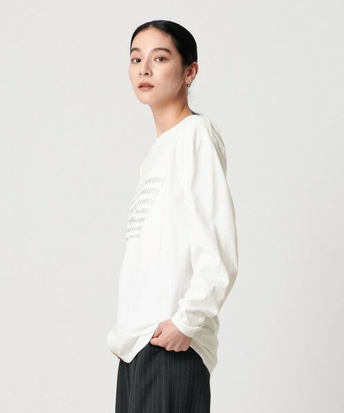 BEAUTY&YOUTH UNITED ARROWS / ビューティー&ユース ユナイテッドアローズ Tシャツ | 【別注】＜OAFISH＞プリントロングスリーブTシャツ | 詳細1