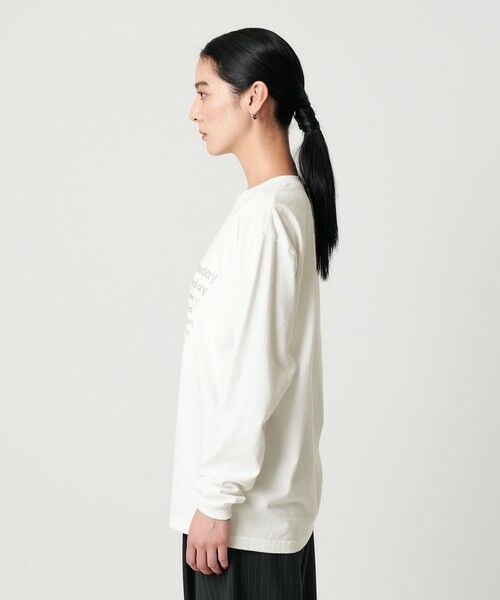 BEAUTY&YOUTH UNITED ARROWS / ビューティー&ユース ユナイテッドアローズ Tシャツ | 【別注】＜OAFISH＞プリントロングスリーブTシャツ | 詳細5