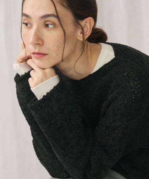 BEAUTY&YOUTH UNITED ARROWS / ビューティー&ユース ユナイテッドアローズ ニット・セーター | テープヤーン ニットプルオーバー | 詳細9