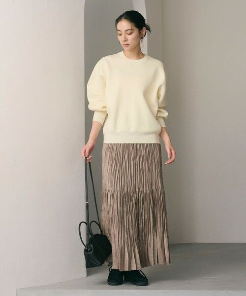 BEAUTY&YOUTH UNITED ARROWS / ビューティー&ユース ユナイテッドアローズ ニット・セーター | ポリエステルブレンド ミラノリブ プルオーバー | 詳細4