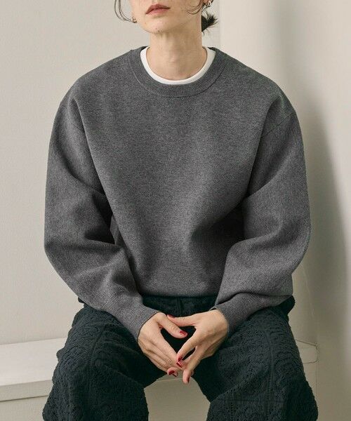 BEAUTY&YOUTH UNITED ARROWS / ビューティー&ユース ユナイテッドアローズ ニット・セーター | ポリエステルブレンド ミラノリブ プルオーバー | 詳細14