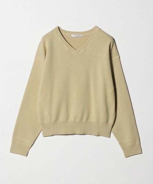 BEAUTY&YOUTH UNITED ARROWS / ビューティー&ユース ユナイテッドアローズ ニット・セーター | ソフトコットン Vネック スムース ニットプルオーバー ウォッシャブル（NATURAL）