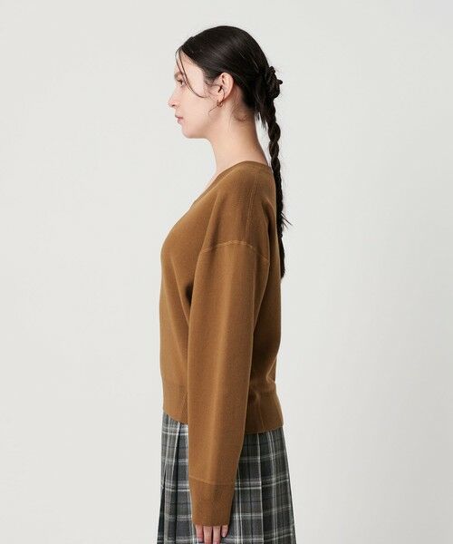 BEAUTY&YOUTH UNITED ARROWS / ビューティー&ユース ユナイテッドアローズ ニット・セーター | ソフトコットン Vネック スムース ニットプルオーバー ウォッシャブル | 詳細17