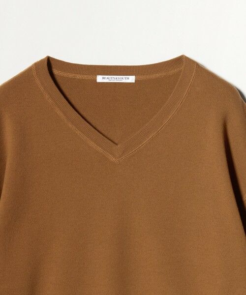 BEAUTY&YOUTH UNITED ARROWS / ビューティー&ユース ユナイテッドアローズ ニット・セーター | ソフトコットン Vネック スムース ニットプルオーバー ウォッシャブル | 詳細18