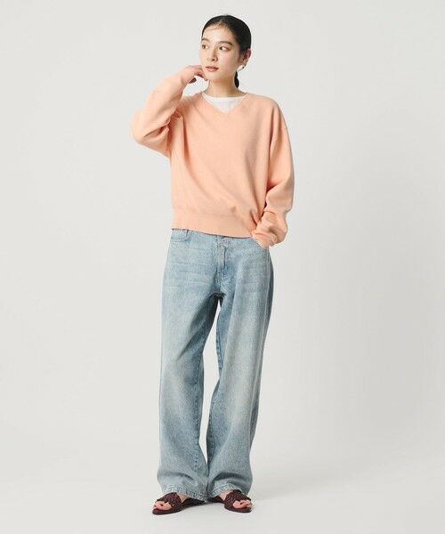 BEAUTY&YOUTH UNITED ARROWS / ビューティー&ユース ユナイテッドアローズ ニット・セーター | ソフトコットン Vネック スムース ニットプルオーバー ウォッシャブル | 詳細20