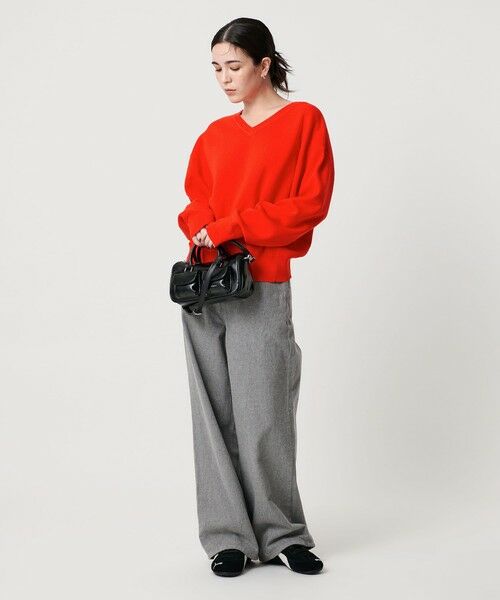 BEAUTY&YOUTH UNITED ARROWS / ビューティー&ユース ユナイテッドアローズ ニット・セーター | ソフトコットン Vネック スムース ニットプルオーバー ウォッシャブル | 詳細25