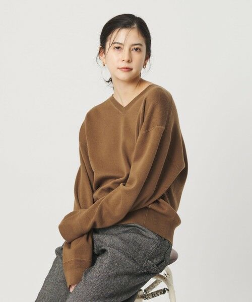 BEAUTY & YOUTH UNITED ARROWS/ビューティー&ユース ユナイテッドアローズ ソフトコットン Vネック スムース ニットプルオーバー ウォッシャブル その他2 FREE BEAUTY & YOUTH UNITED ARROWS/ビューティー&ユース ユナイテッドアローズ ソフトコットン Vネック スムース ニットプルオーバー ウォッシャブル その他2 FREE