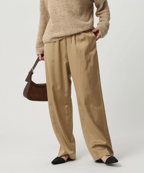 BEAUTY&YOUTH UNITED ARROWS / ビューティー&ユース ユナイテッドアローズ その他パンツ | コットンレーヨンサテン ドローストワイドパンツ | 詳細10